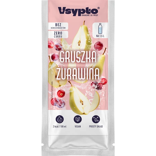VSYPTO al gusto pera e mirtillo rosso, 9 g - 2