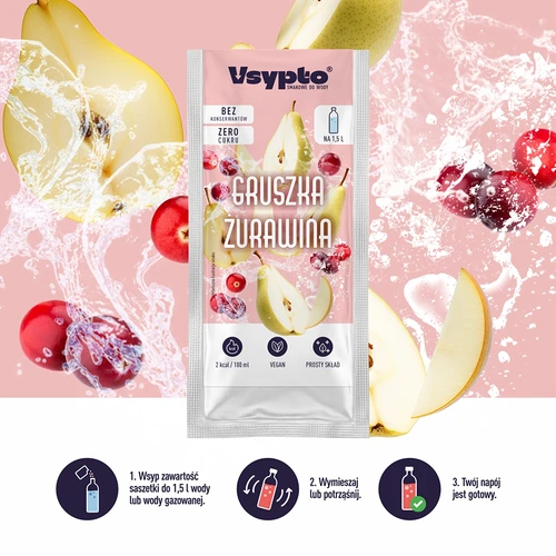VSYPTO al gusto pera e mirtillo rosso, 9 g - 6