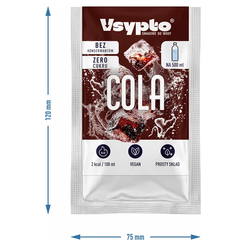 VSYPTO gusto cola - polvere aromatizzante per acqua, 3 g - 4