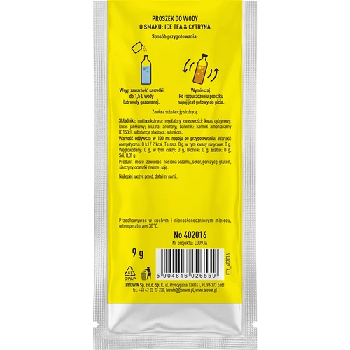 VSYPTO gusto Ice Tea Limone, 9 g - 3