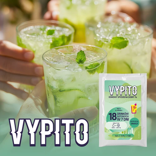 VYPITO 12%, bustina per 18 cocktail – Menta-Lime, 126 g - 6