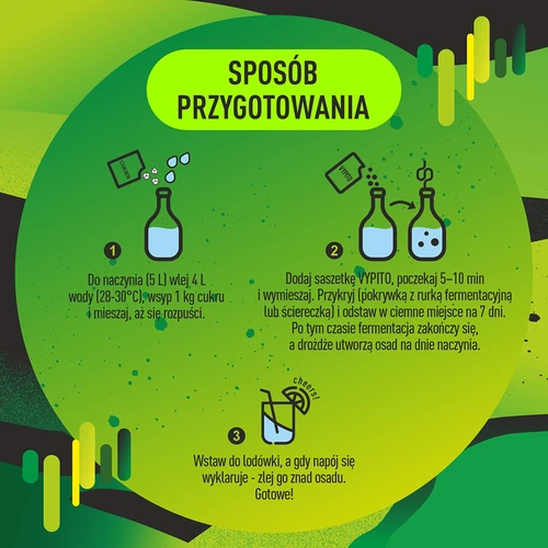 VYPITO 12%, bustina per 18 drink - Energy Drink, 126 g - 5