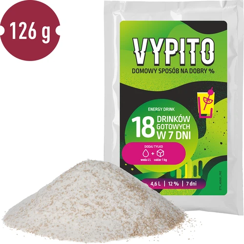 VYPITO 12%, bustina per 18 drink - Energy Drink, 126 g - 3