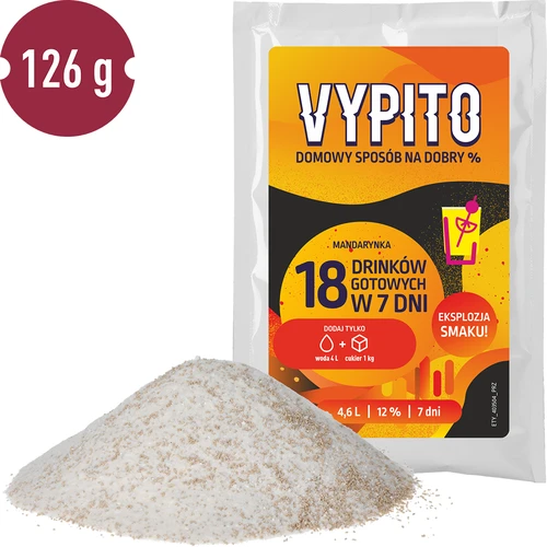 VYPITO 12%, bustina per 18 drink - Mandarino, 126 g - 3