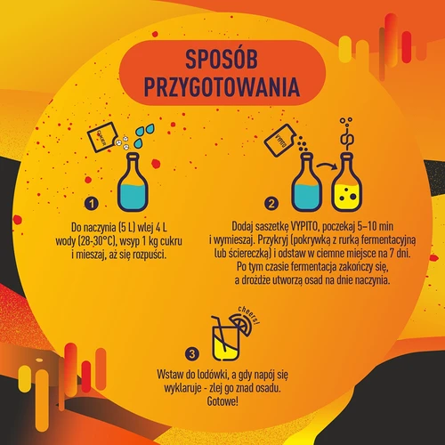 VYPITO 12%, bustina per 18 drink - Mandarino, 126 g - 5
