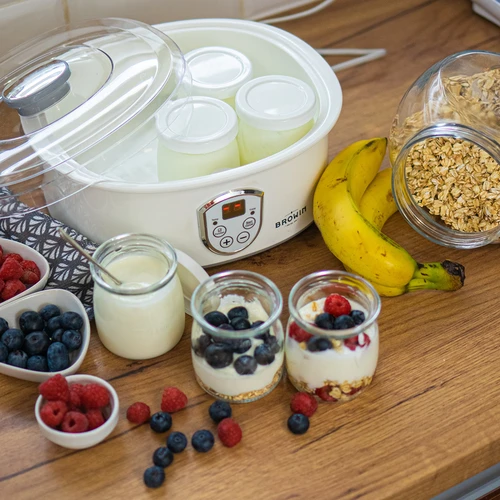 Yogurtiera con termostato, 7 vasetti, 1,3 L - 12