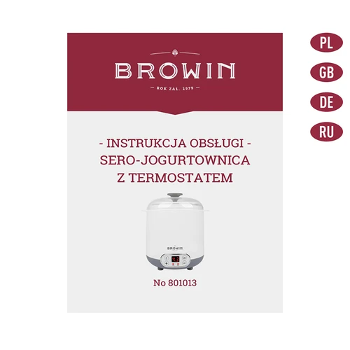 Yogurtiera per yogurt e formaggi con termostato 1,5 L - 8