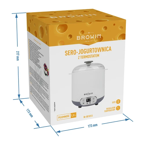 Yogurtiera per yogurt e formaggi con termostato 1,5 L - 11