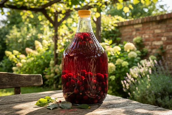 Liquore di amarene fatto in casa