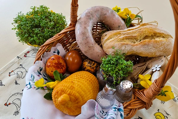 Salsiccia bianca a spirale
