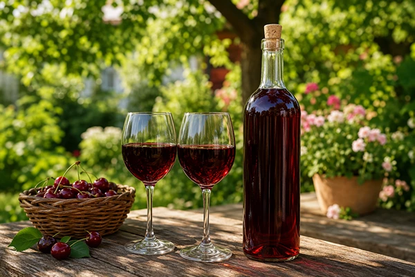 Vino di ciliegie - forte, semi-dolce