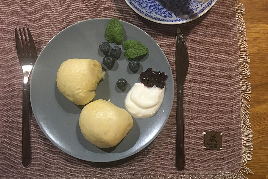 Browin Przepiśnik - Gnocchi al vapore con mirtilli americani