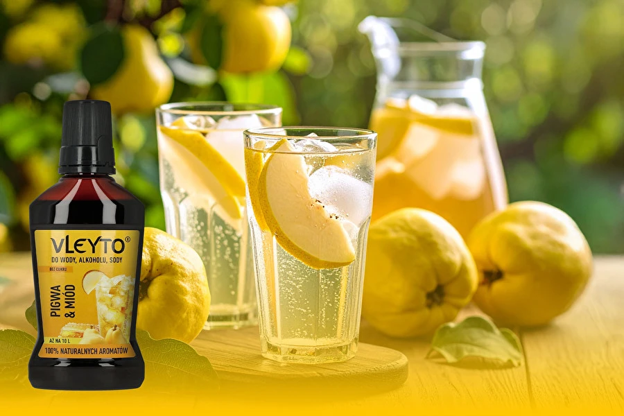 Browin Przepiśnik - Sparkling Cotogna - drink analcolico rinfrescante con note di miele e cotogna