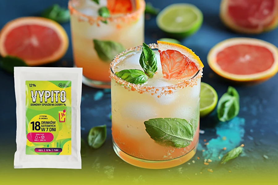 Browin Przepiśnik - Vypito Lime e Basilico – un drink rinfrescante con note di basilico e agrumi