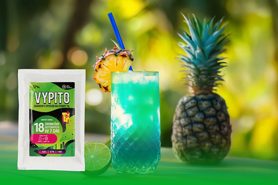Browin Przepiśnik - Vypito Neon Splash – drink in chiave tropicale